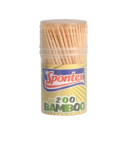 Spontex prtka bambusov 200 ks